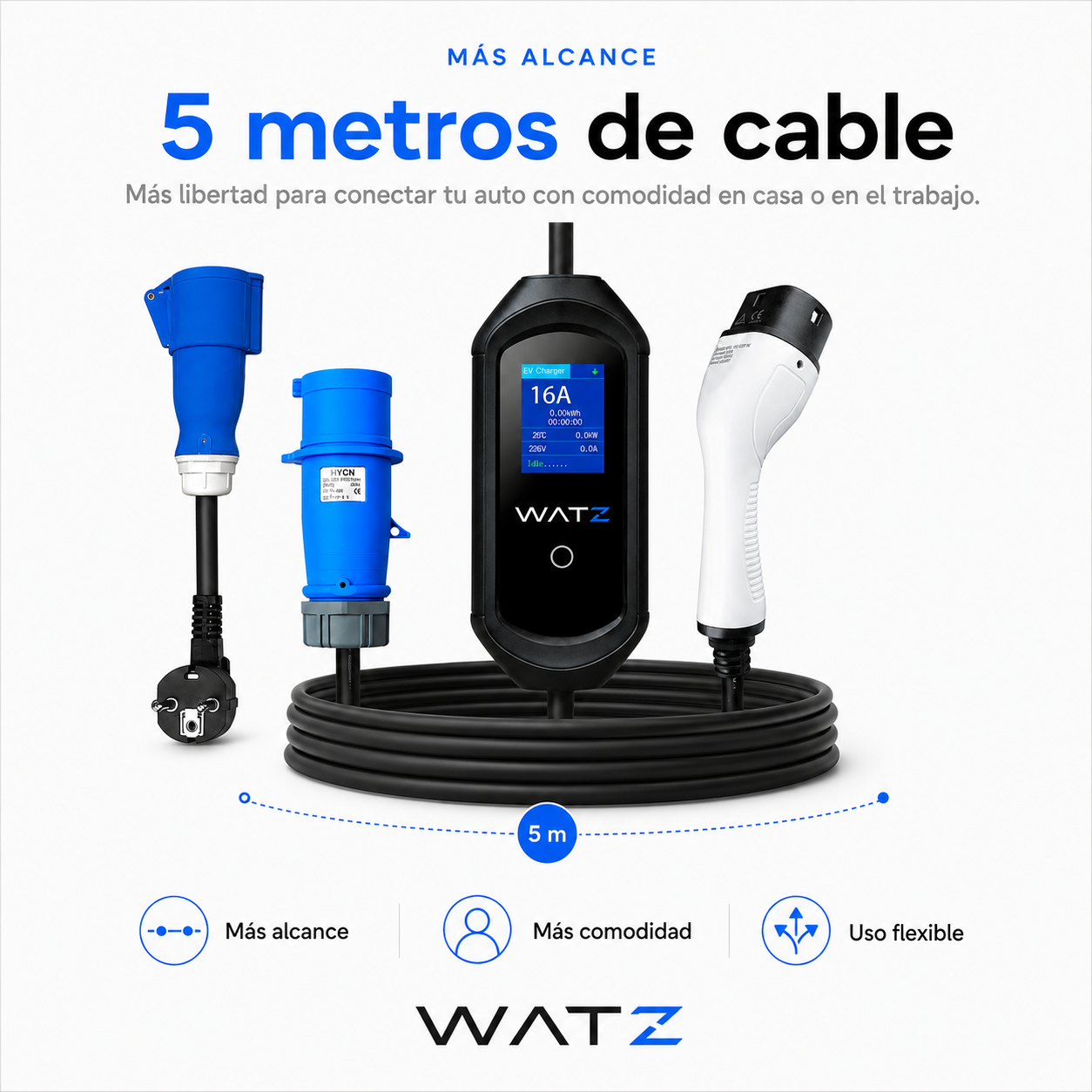 5 metros de cable