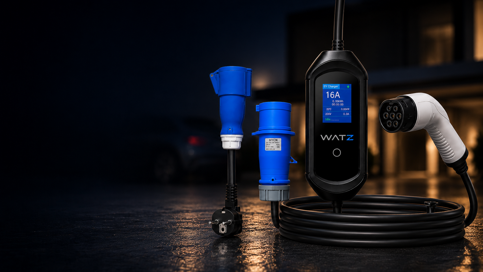 Cargador portátil WATZ 7kW