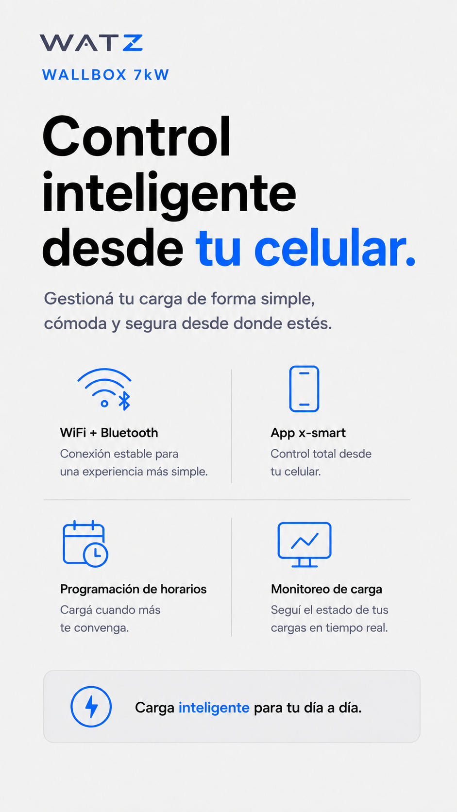 Control inteligente desde tu celular