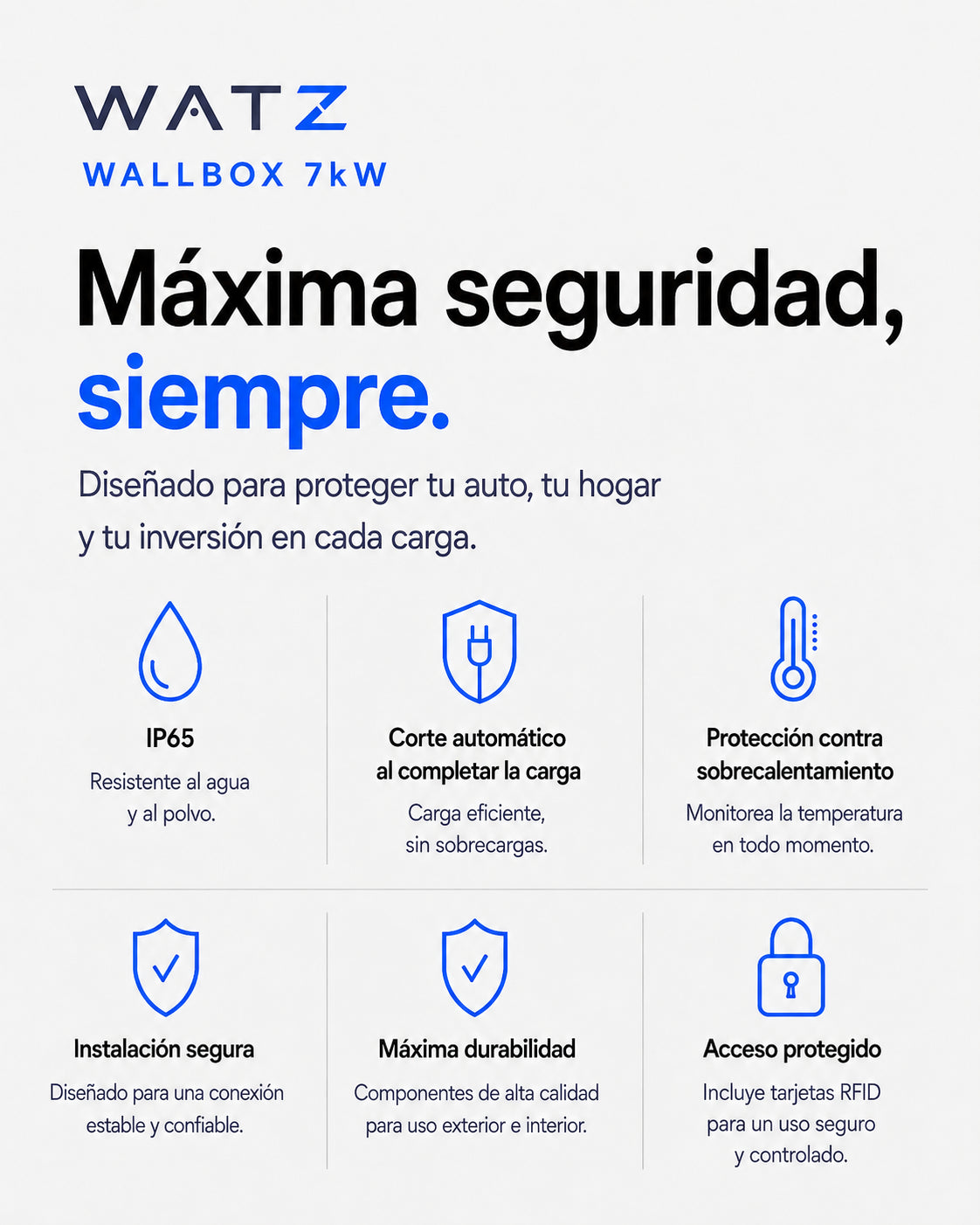 Máxima seguridad, siempre